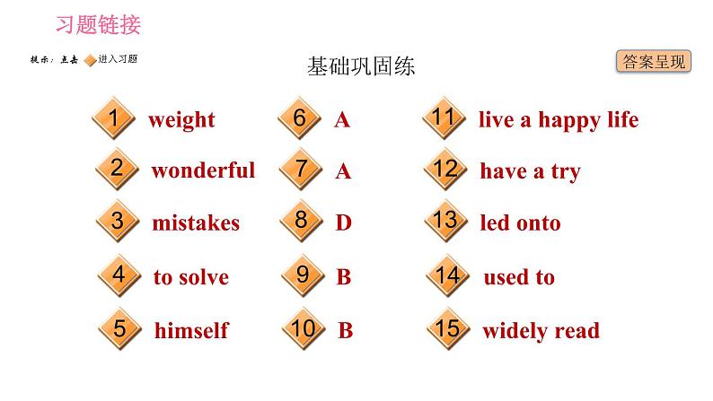 沪教版九年级上册英语课件 Unit 1 课时6 More practice~Culture corner第2页