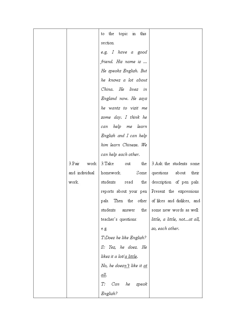 仁爱科普版初中英语七年级上 Unit 3 Topic 1 Section C 教学设计03