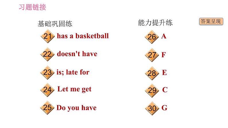 人教版七年级上册英语习题课件 Unit5 课时1 Section A (1a-2d)第3页