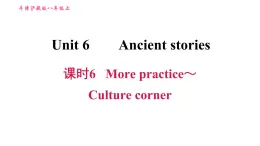 牛津沪教版八年级上册英语习题课件 Unit6 课时6 More practice～Culture corner