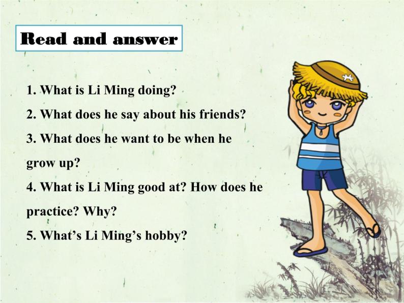 冀教版八年级英语上册 Unit 8 Lesson 48- Li Ming's Report-资源包【教学设计+课件+习题+素材】03