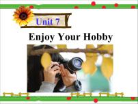 初中英语冀教版八年级上册Lesson 37 What’s Your Hobby ?教学课件ppt