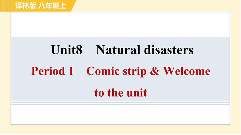 译林版八年级上册英语 Unit8 习题课件01