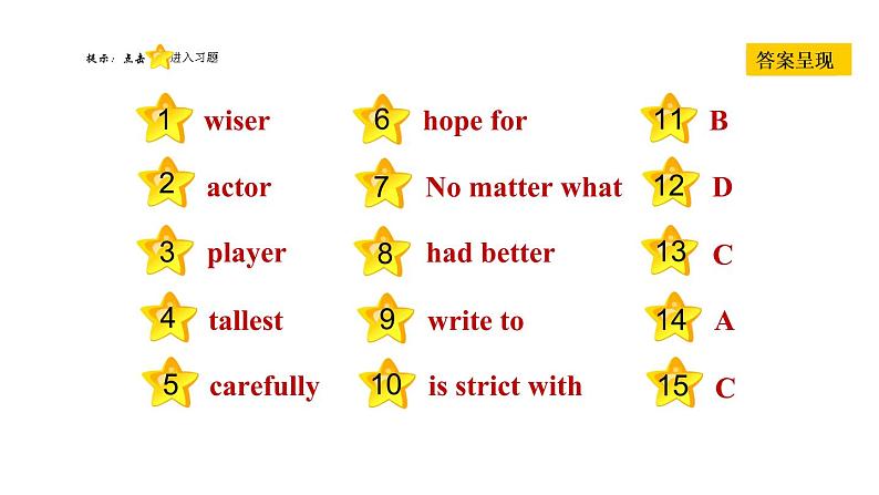冀教版八年级上册英语习题课件 Unit5 Lesson 30 A Famous Friend第2页