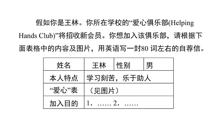 冀教版八年級上冊英語習題課件 Unit8 寫作能力提升練第7頁