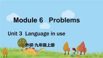 初中外研版 (新标准)Module 6 ProblemsUnit 3 Language in use图片课件ppt