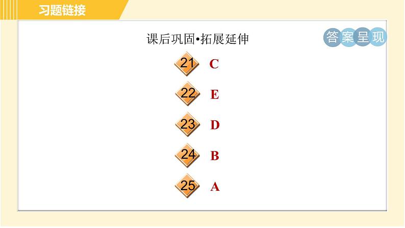 外研版八年级上册英语习题课件 Module10 Unit1第6页