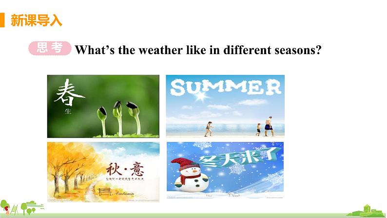 外研版英语七年级上册 SM4 My everyday lifeUnit 2 What's the weather like PPT课件03