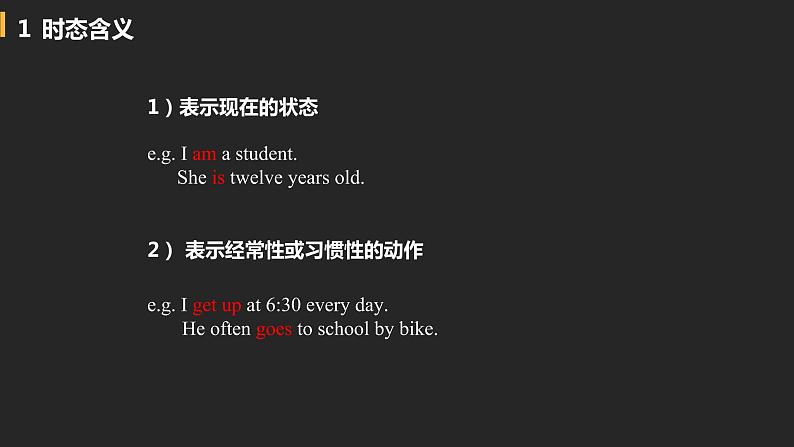 初中英语中考复习专项-一般现在时与现在进行时课件PPT第4页