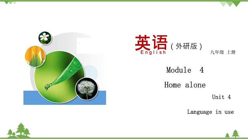 4.3 Unit 3 Language in use-外研版九年级英语上册 同步教学课件01