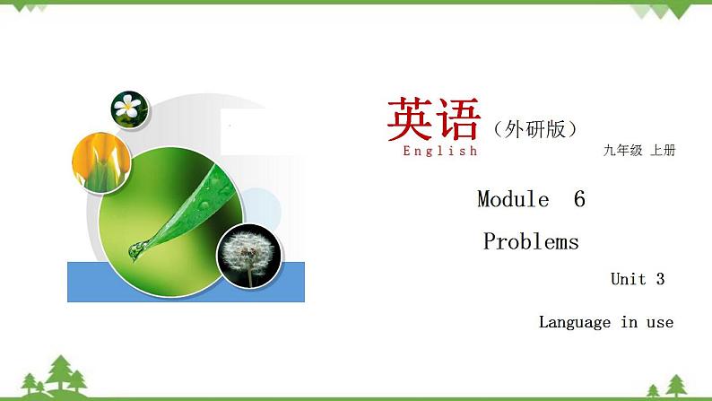6.3 Unit 3 Language in use-外研版九年级英语上册 同步教学课件第1页