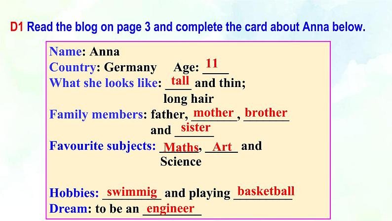Unit 1 Making friends Reading2&Listening课件+练习+素材05
