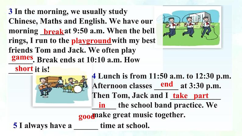 Module 1 Unit 2 Daily Life Reading2&Listening第7页