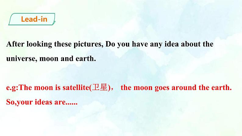 Unit 5 Visiting the Moon. 第一课时 Reading(课件+教案+练习+音频)04
