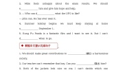 初中英语北师大版八年级上册Lesson 4 Class Projects同步达标检测题