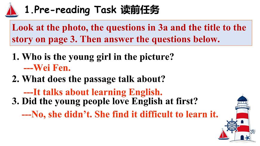 2021人教新目標(biāo)九年級上冊英語Unit1 SectionA3a-4c(第二課時)含音頻第8頁