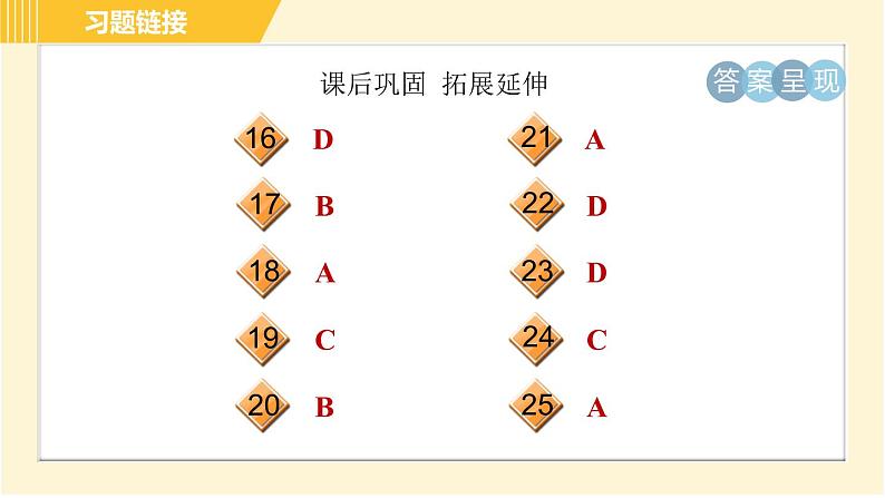 鲁教五四版八年级上册英语 Unit5 习题课件05