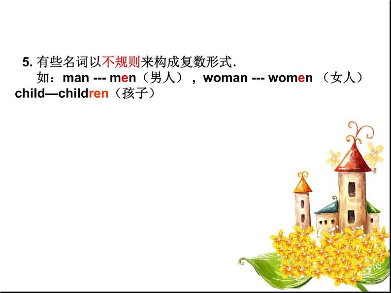 人教新目标 (Go for it) 版七年级上册期末英语语法总结课件PPT05