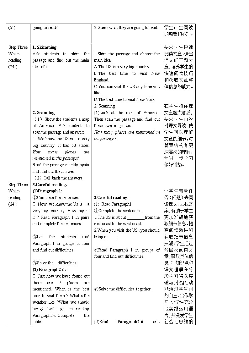 外研版八年级上册教案Module 10 Unit202