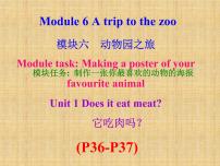 英语Module 6 A trip to the zooUnit 1 Does it eat meat?图片课件ppt