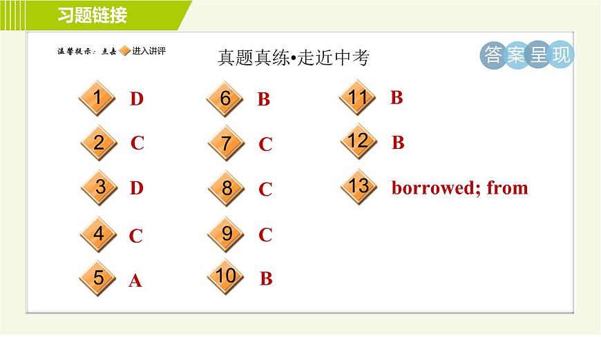 譯林版七年級上冊英語 Unit8 單元整合與拔高 課件第2頁