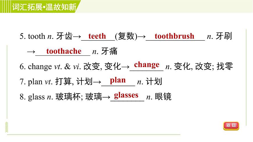 譯林版七年級上冊英語 Unit6 Period 6 Task & Self-assessment 習題課件第6頁