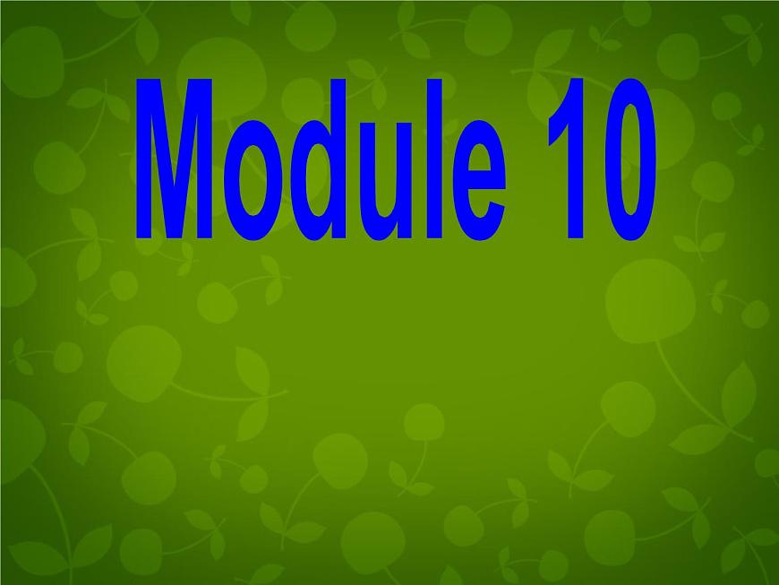 外研版八年級英語下冊 Module 10 Unit 3 Language in use課件第2頁