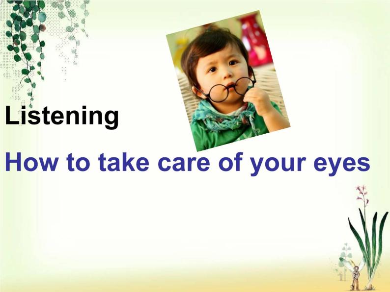深圳市初中英语九年级级下Unit6 Caring for your health教学课件 listening& speaking03
