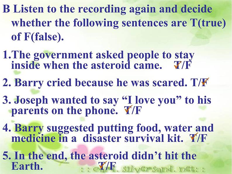 深圳市初中英语九年级级下Unit4 Natural disasters教学课件 listening& Speaking第6页