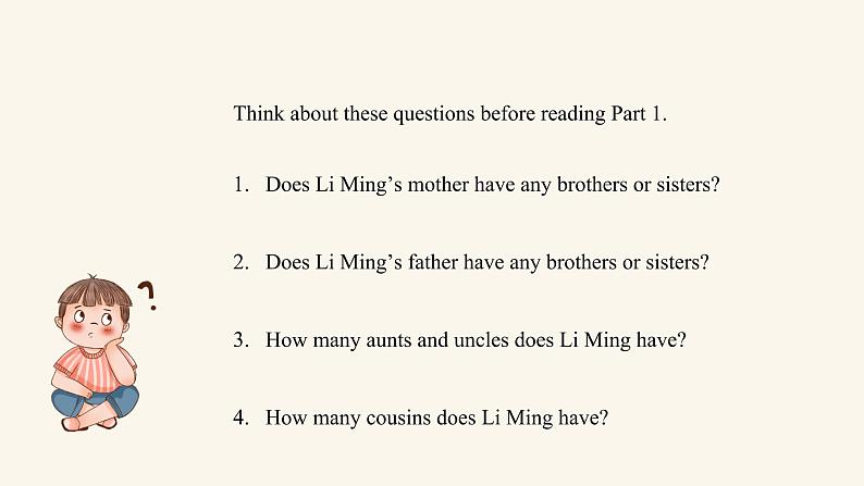 Unit 5 Lesson 26 Li Ming 's Family课件1 冀教版英语七年级上册第6页