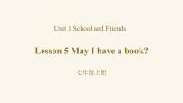 初中英语冀教版七年级上册Lesson 5  May I Have a Book?课文配套课件ppt