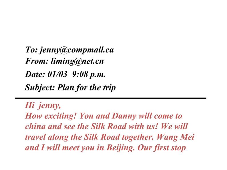 （新）冀教版七年级英语下册Unit+1+lesson+2+Meet+You+in+Beijing课件06