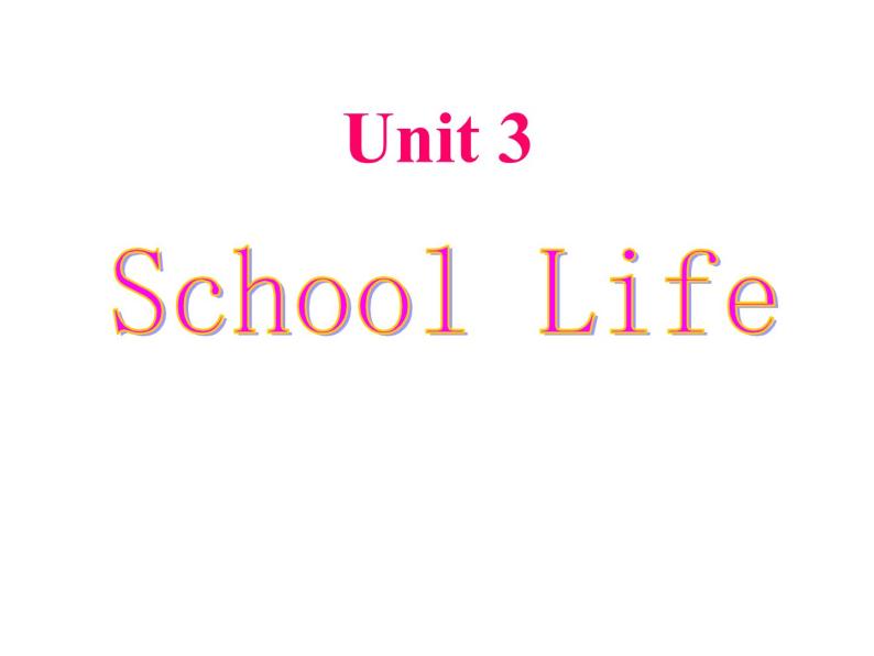 （新）冀教版七年级英语下册Unit+3+Lesson+13+How+Is+School+Going课件01