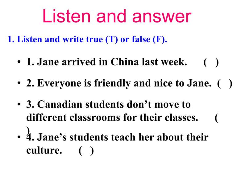 （新）冀教版七年级英语下册Unit+3+Lesson+18+Teaching+in+China课件06