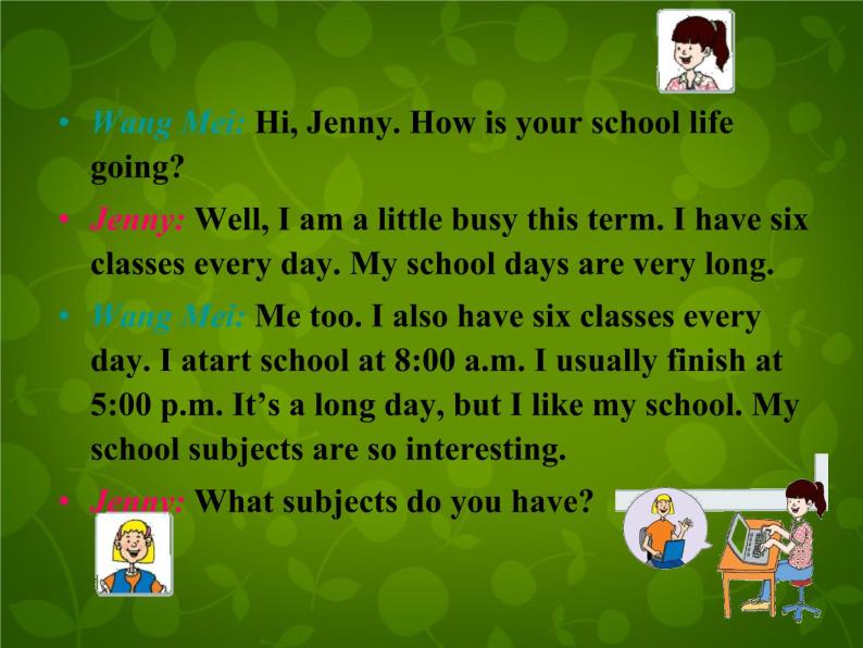 Unit 3 School Life Lesson 13 How Is School Going课件 （新版）冀教版七年级下册07