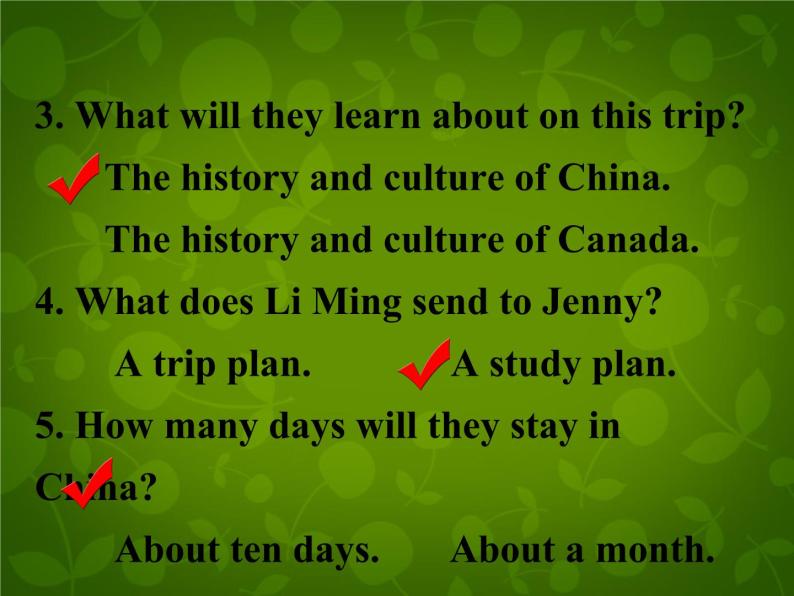 Unit 1 A Trip to the Silk Road Lesson 2 Meet You in Beijing课件 （新版）冀教版七年级下册07