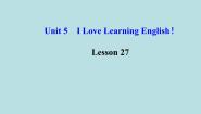2020-2021学年Lesson 27 Amazing English课文内容ppt课件