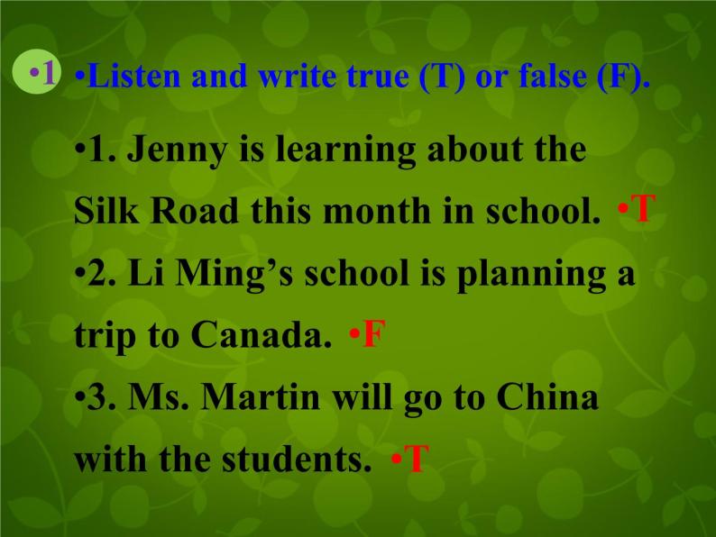 Unit 1 A Trip to the Silk Road Lesson 1 A Trip to China课件 （新版）冀教版七年级下册05