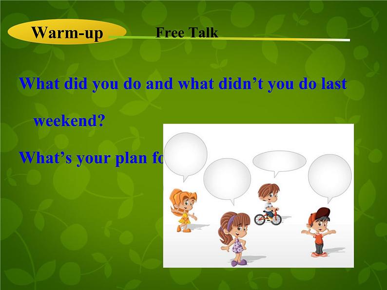 Unit 4 After-School Activities Lesson 24 How was Your Weekend课件 (新版)冀教版七年级下册03