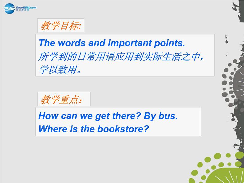 冀教版英语七年级上册 Unit 6 Let’s go Lesson 31 Let 's Go to the Bookstore! 课件第3页