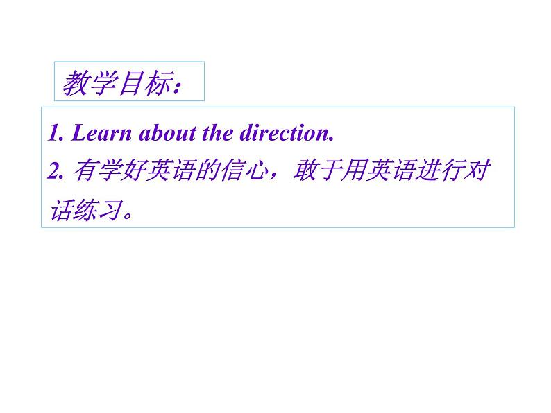 冀教版英语七年级上册 Unit 8 Countries around the World Lesson 43 Directions 课件03