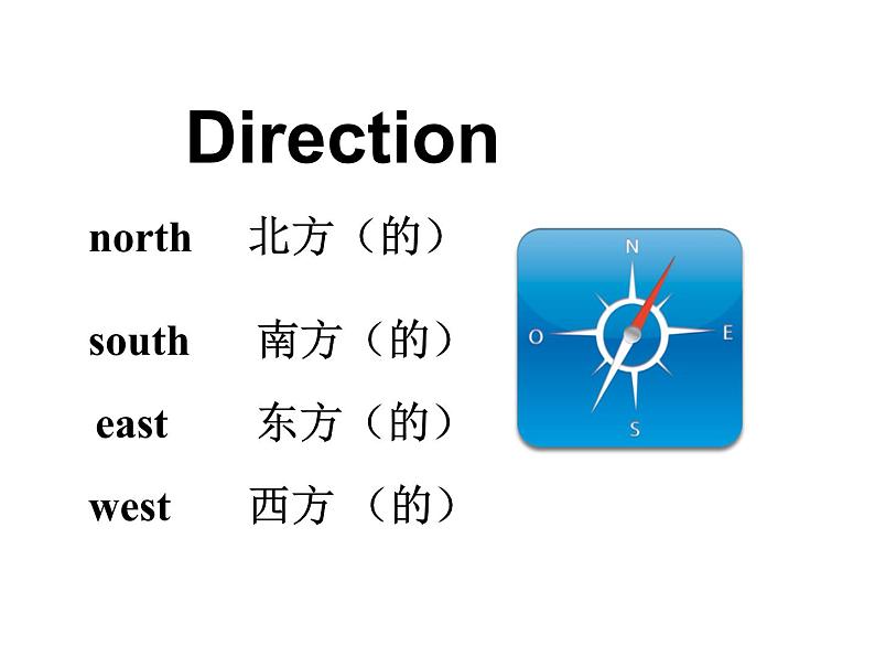 冀教版英语七年级上册 Unit 8 Countries around the World Lesson 43 Directions 课件08