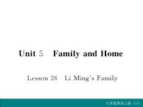 初中英语Lesson 26  Li Ming's Family说课课件ppt