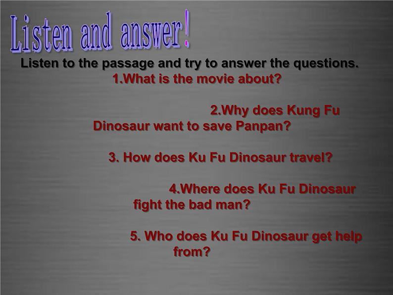 七年级英语上册 Unit 6 Lesson 36 Let’s Go to the Movie Theatre课件 (新版)冀教版05