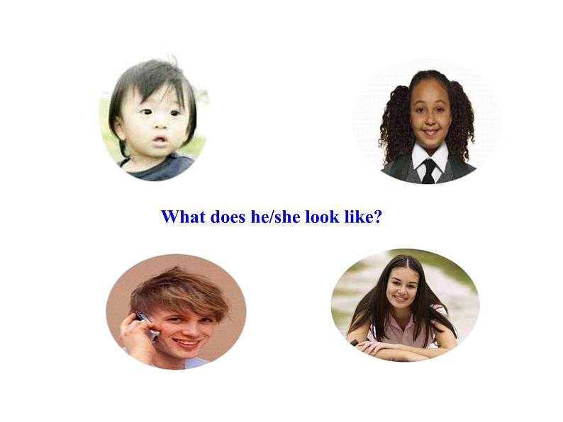 七年级英语上册 Unit 3 Body Parts and Feelings Lesson 18 We All Look Different!课件 (新版)冀教版04