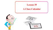 英语七年级上册Unit 7 Days and MonthsLesson 39  A Class Calendar图片课件ppt