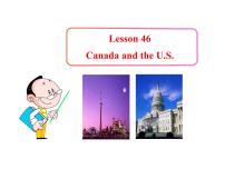 冀教版七年级上册Lesson 46  Canada and the U.S.课堂教学ppt课件