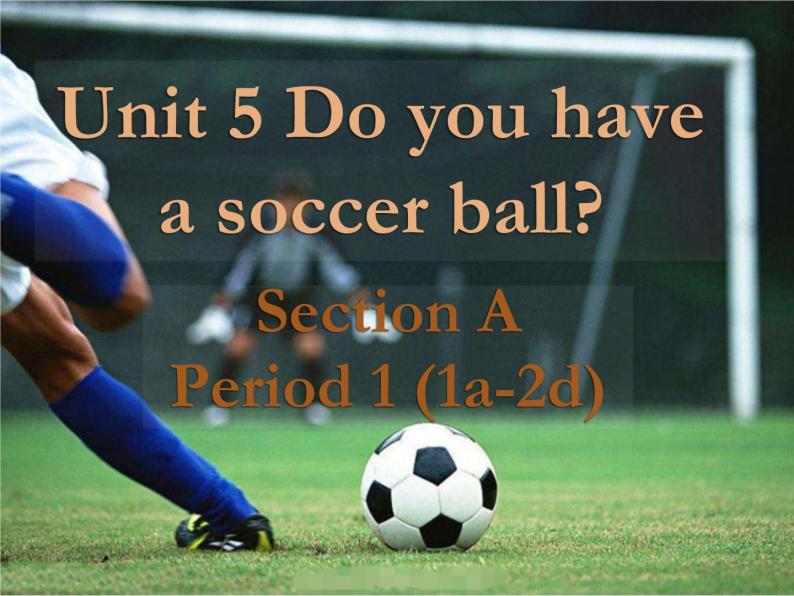 人教新目标七年级英语上册--Unit 5 Do you have a soccer ball Section A(1a-2d)课件+ 音频01