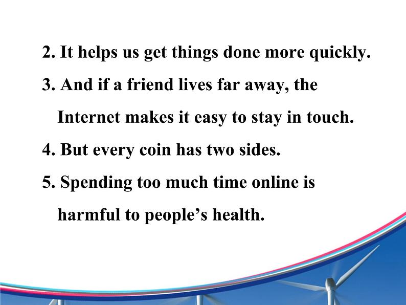 初中冀教版英语八年级下册《The Internet-Good or Bad》PPT教学课件第3页