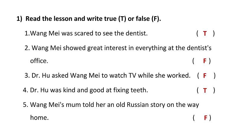 Lesson2AVisittotheDentist课件2021-2022学年冀教版英语九年级全册第8页